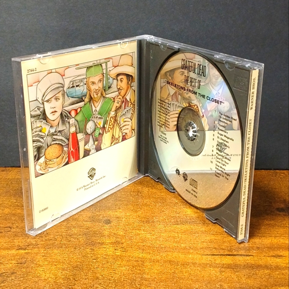 GRATEFUL DEAD SKELETONS FROM THE CLOSET 1974 THE BEST OF CD JERRY GARCIA WARNER - Picture 2 of 4
